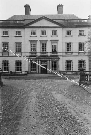 HOUSE NORTH FRONT FROM AVENUE